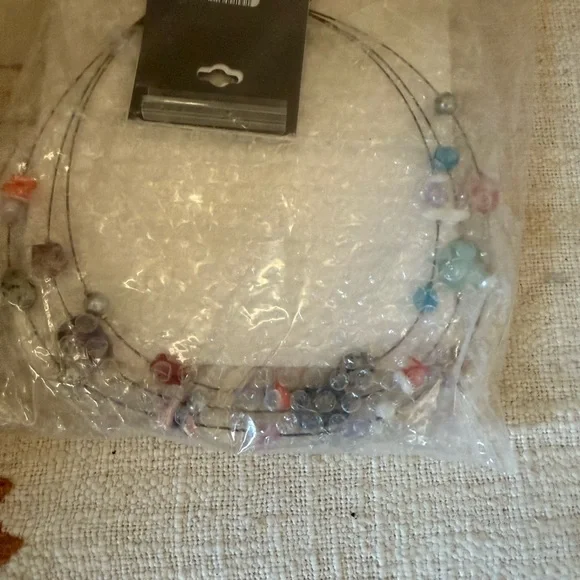 Style & Co. Layered Stone Statement Necklace, 20" + 3" Extender - Picture 2 of 3